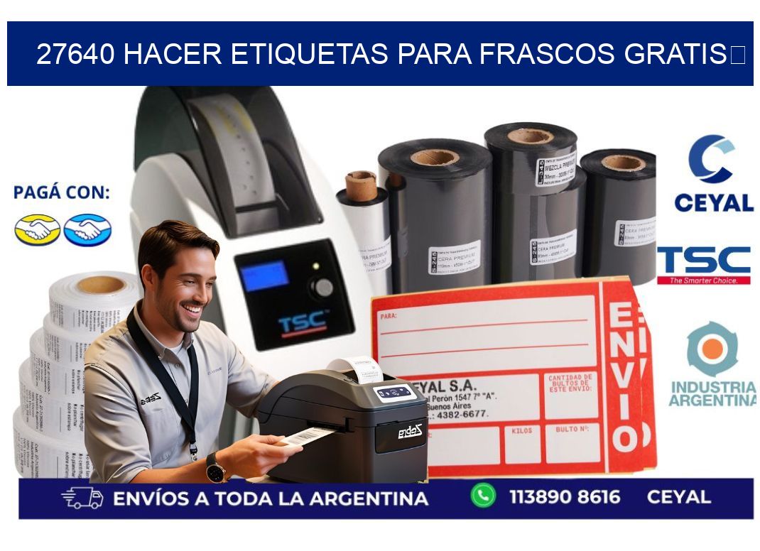 27640 Hacer etiquetas para frascos gratis 
